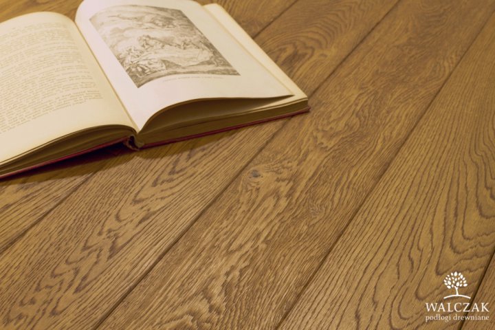 Holzdiele Eiche Farbe Kognak L28 (Gebürstet)